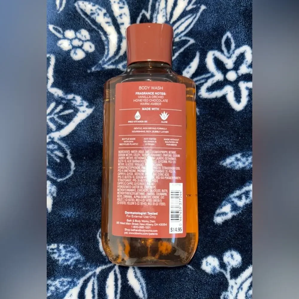NWT! Bath & Body Works Chocolate Amber Body Wash